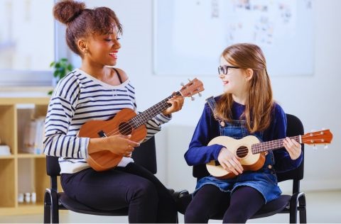 Ukulele playing
