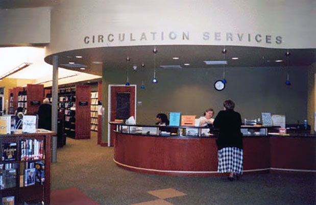 Warmack Library front desk