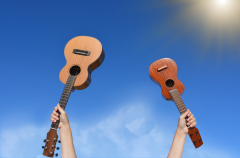 Ukulele playing