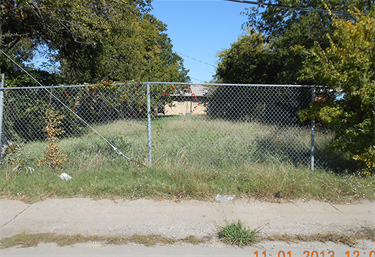 Weeds in Alley Alleys/Easement Violation