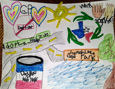 Torrian Beasley - Show Grand Prairie Some Love! Don’t Be A Litterbug! - 3rd Grade 3rd Prize - Elementary Group 1 (K-3)