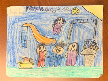 Ciel Hernandez - Recycle and Reuse - 2nd Grade Honorable Mention - Elementary Group 1 (K-3)