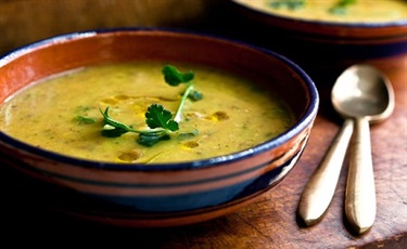 Turnip and Charred Potato Soup