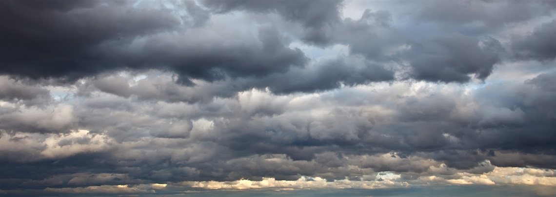 Storm clouds in the sky