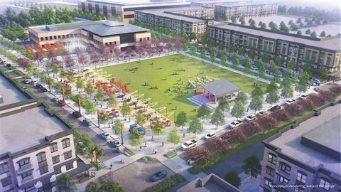 Downtown Goodland Aerial Rendering