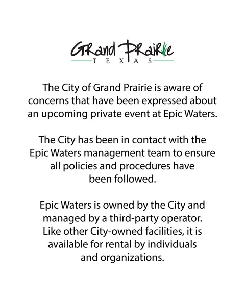 Epic Waters Statement