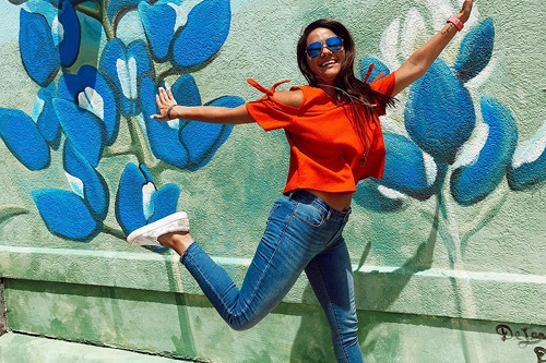 Giant Bluebonnet Mural in Grand Prairie
