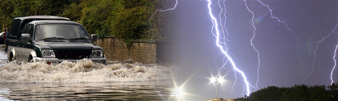 Flooding and lightning