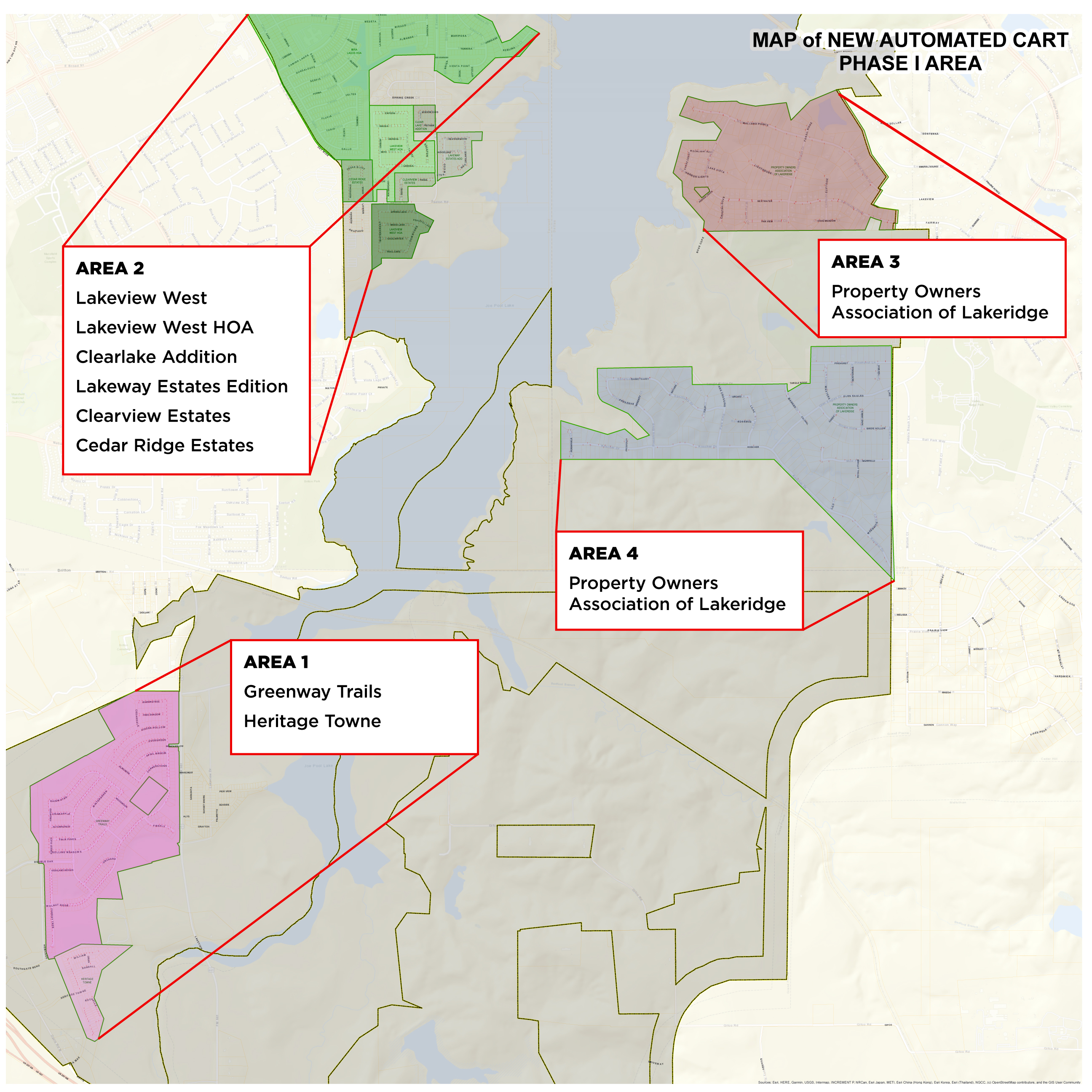 Garbage Cart Rollout Map